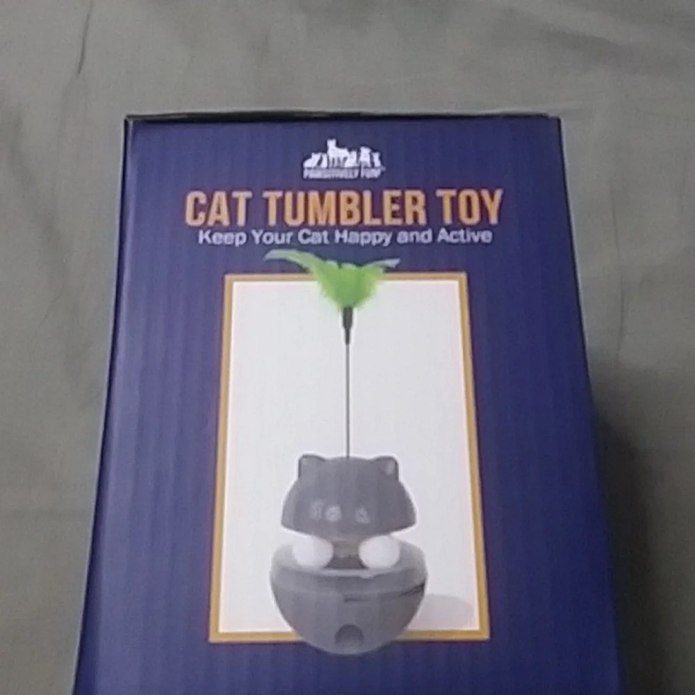 Cat Tumbler Toy. Pawsitively Fun!!